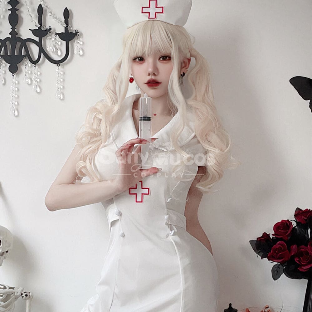 【In Stock】Halloween Cosplay Nurse Sexy Uniform Dress Stage Performance Costume Costumes