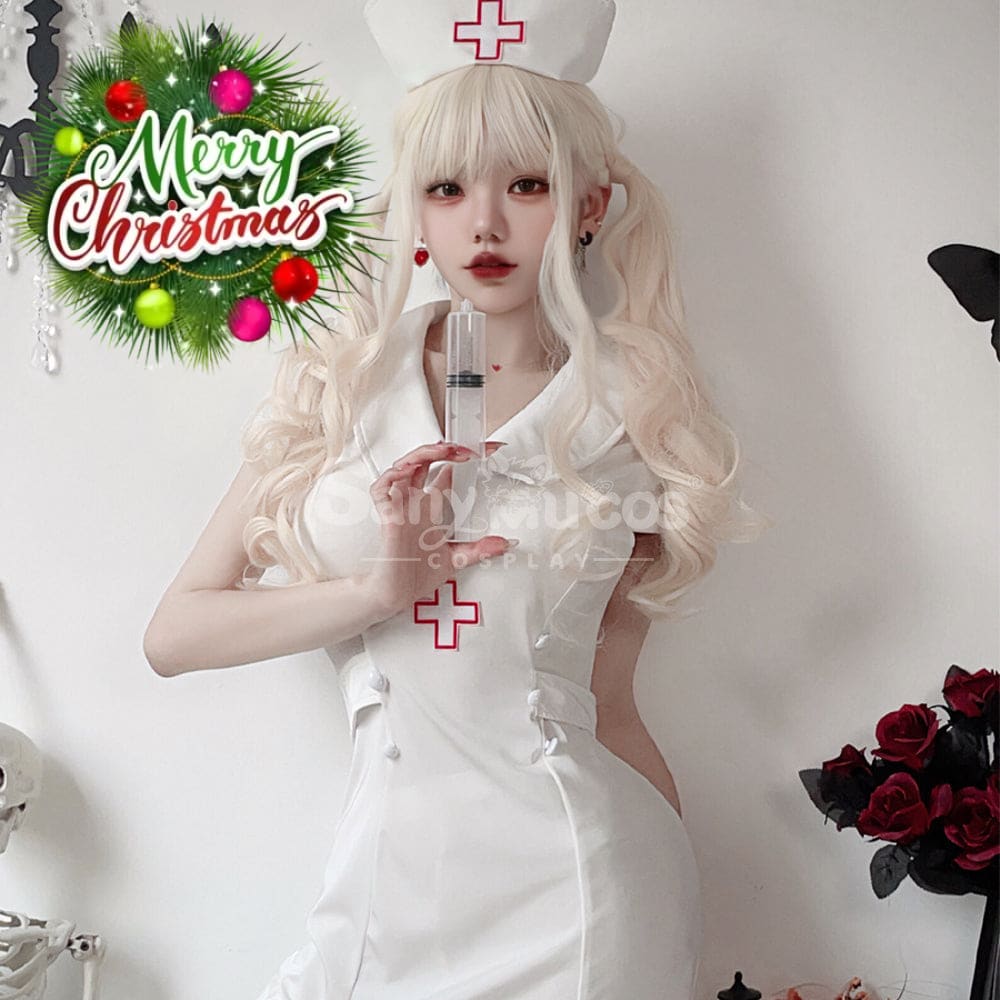 【In Stock】Halloween Cosplay Nurse Sexy Uniform Dress Stage Performance Costume Costumes