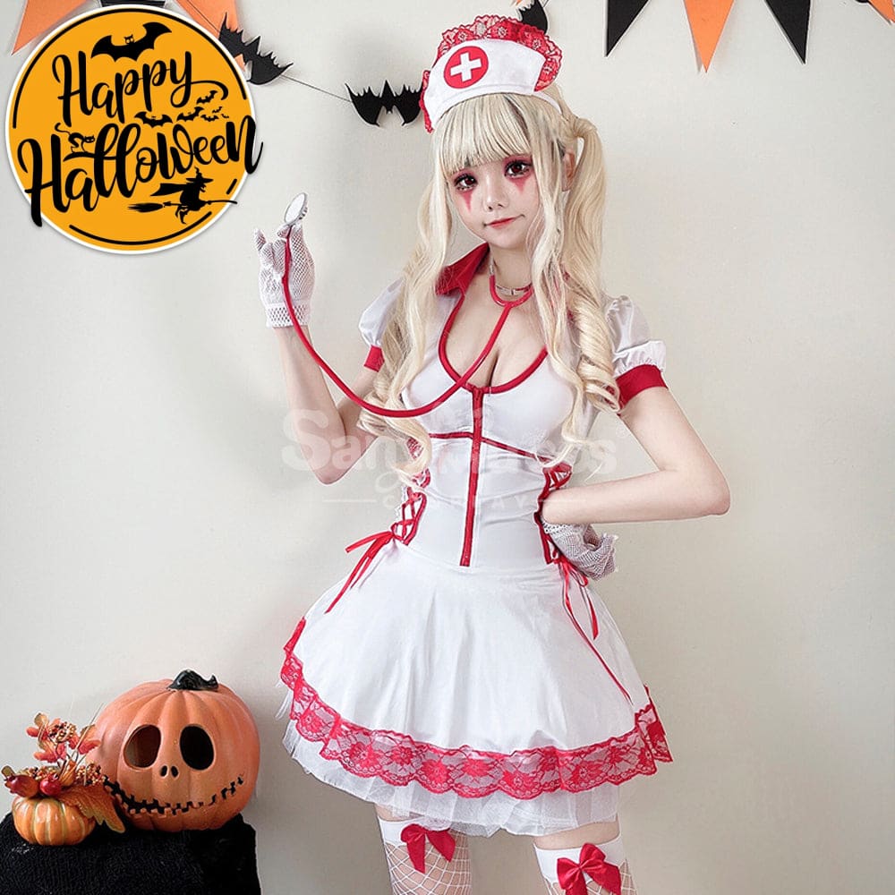 【In Stock】Halloween Cosplay Nurse Stage Performance Costume Costumes