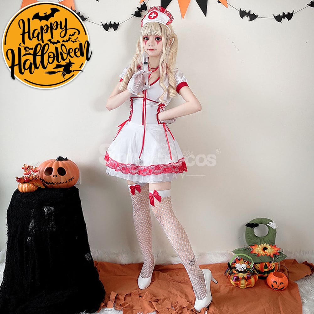【In Stock】Halloween Cosplay Nurse Stage Performance Costume Costumes