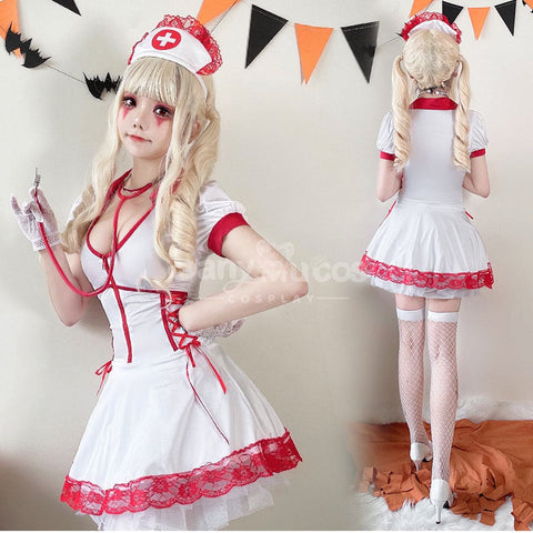 【In Stock】Halloween Cosplay Nurse Stage Performance Costume Costumes