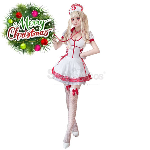 【In Stock】Halloween Cosplay Nurse Stage Performance Costume Costumes