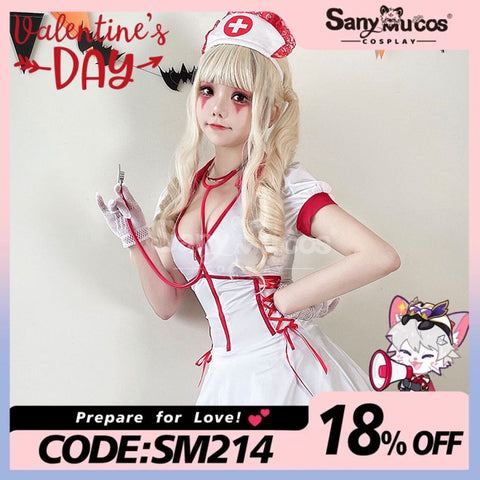 【In Stock】Halloween Cosplay Nurse Stage Performance Costume Costumes