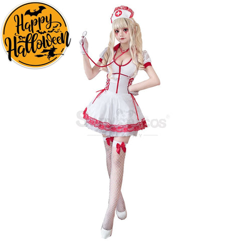 【In Stock】Halloween Cosplay Nurse Stage Performance Costume Costumes