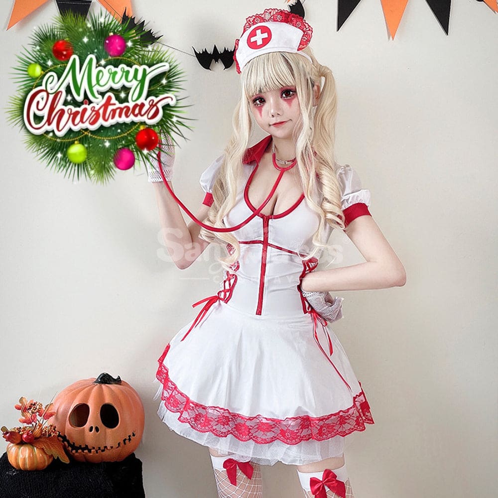 【In Stock】Halloween Cosplay Nurse Stage Performance Costume Costumes