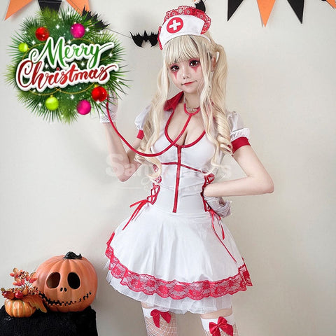 【In Stock】Halloween Cosplay Nurse Stage Performance Costume Costumes