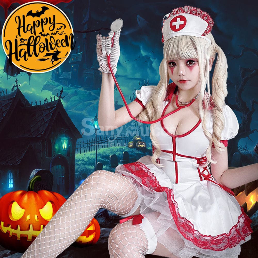 【In Stock】Halloween Cosplay Nurse Stage Performance Costume Costumes