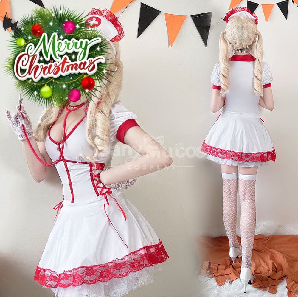 【In Stock】Halloween Cosplay Nurse Stage Performance Costume Costumes