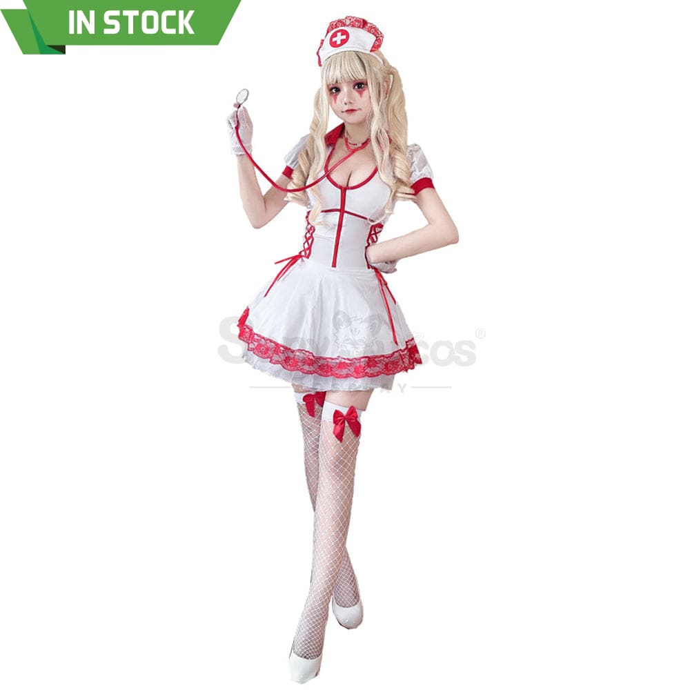 【In Stock】Halloween Cosplay Nurse Stage Performance Costume Costumes