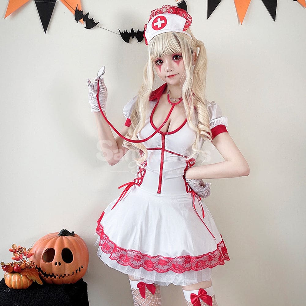 【In Stock】Halloween Cosplay Nurse Stage Performance Costume Costumes