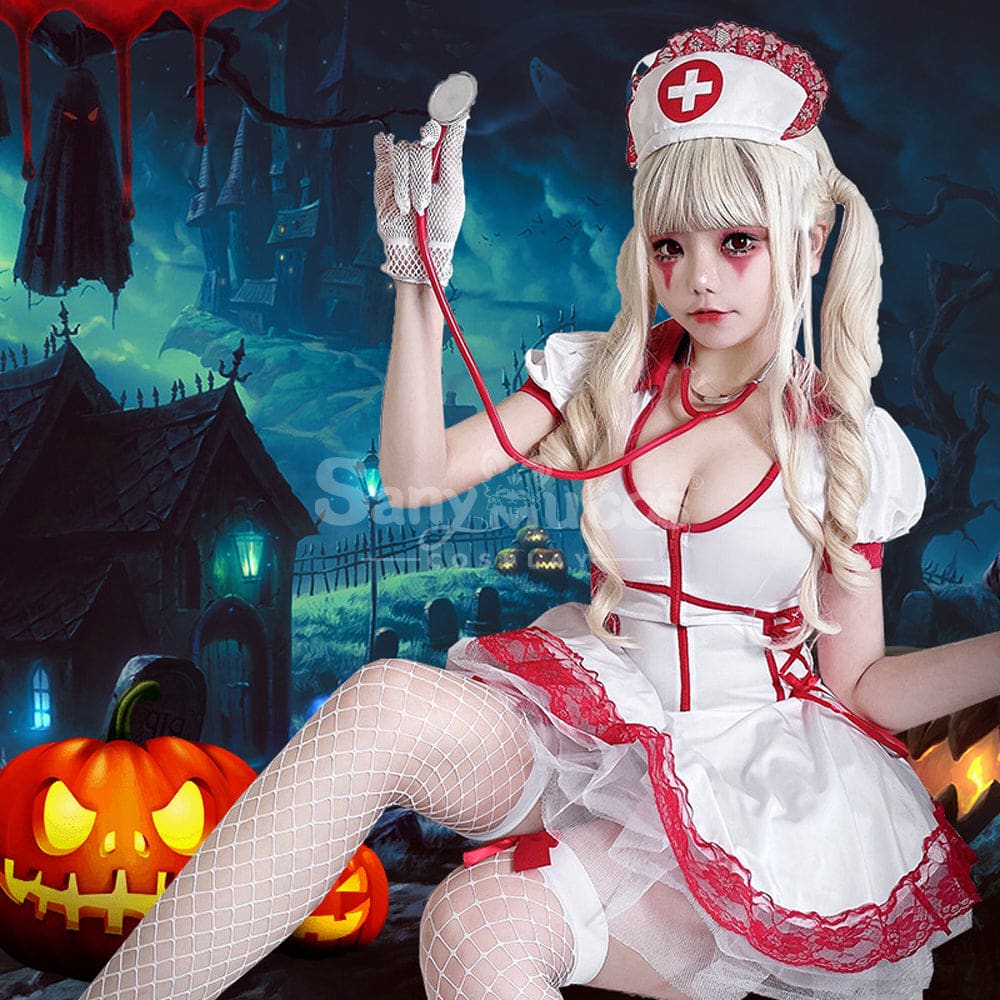 【In Stock】Halloween Cosplay Nurse Stage Performance Costume Costumes