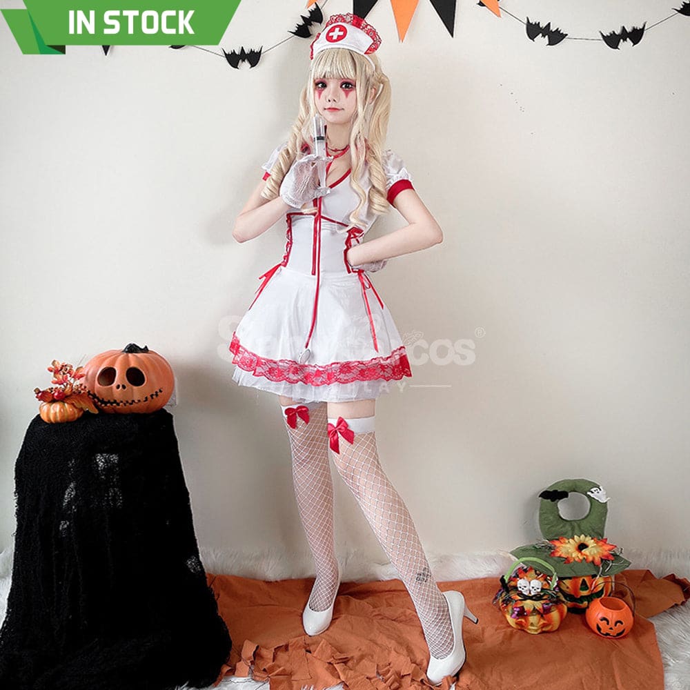 【In Stock】Halloween Cosplay Nurse Stage Performance Costume Costumes