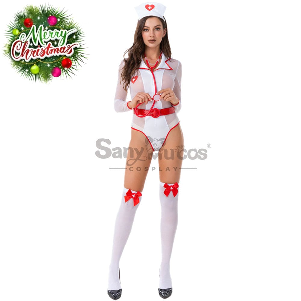 【In Stock】Halloween Cosplay Nurse Suit Costume Costumes