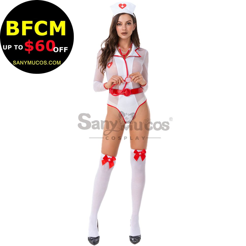 【In Stock】Halloween Cosplay Nurse Suit Costume Costumes