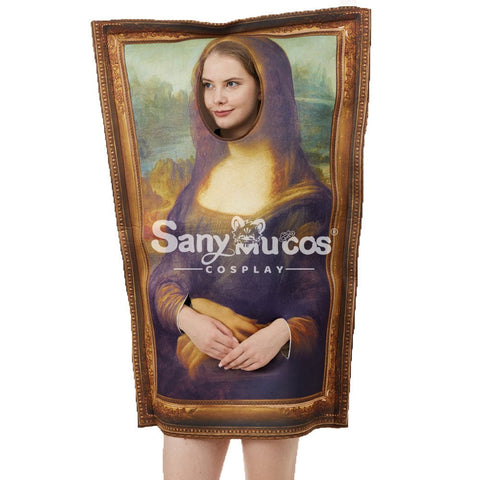 【In Stock】Halloween Cosplay Paintings Costume Mona Lisa Costumes