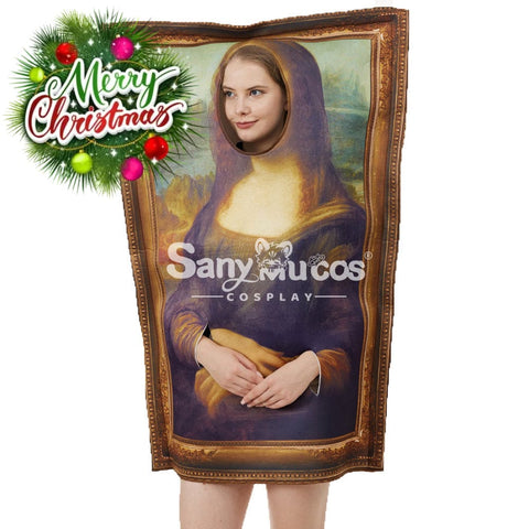 【In Stock】Halloween Cosplay Paintings Costume Mona Lisa Costumes