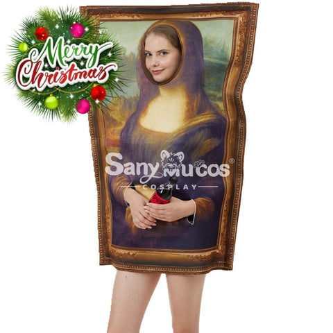 【In Stock】Halloween Cosplay Paintings Costume Mona Lisa Kid Size Costumes