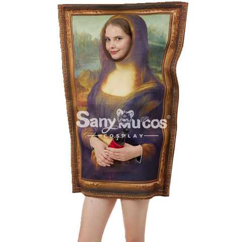 【In Stock】Halloween Cosplay Paintings Costume Mona Lisa Kid Size Costumes