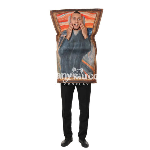 【In Stock】Halloween Cosplay Paintings Costume The Scream Costumes