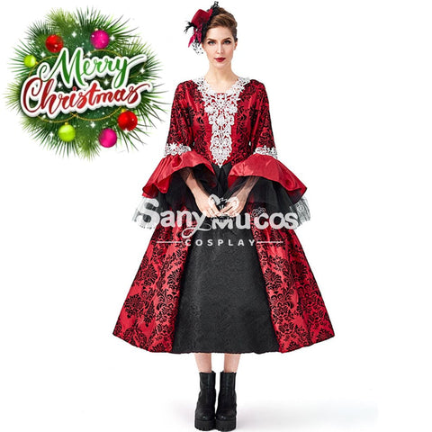 【In Stock】Halloween Cosplay Palace Style Dress Costume Bat Vampire Costumes