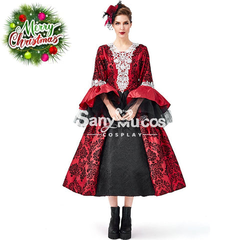 【In Stock】Halloween Cosplay Palace Style Dress Costume Bat Vampire Costumes