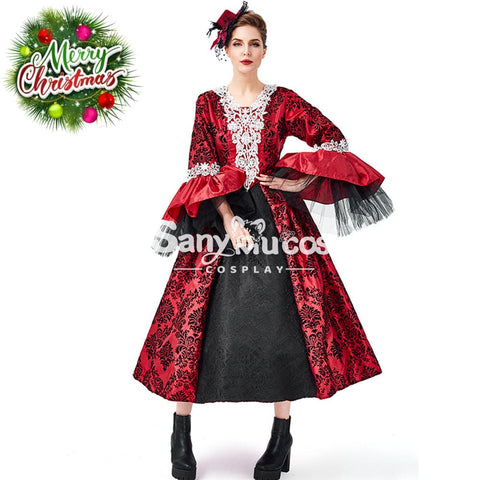 【In Stock】Halloween Cosplay Palace Style Dress Costume Bat Vampire Costumes