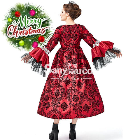 【In Stock】Halloween Cosplay Palace Style Dress Costume Bat Vampire Costumes