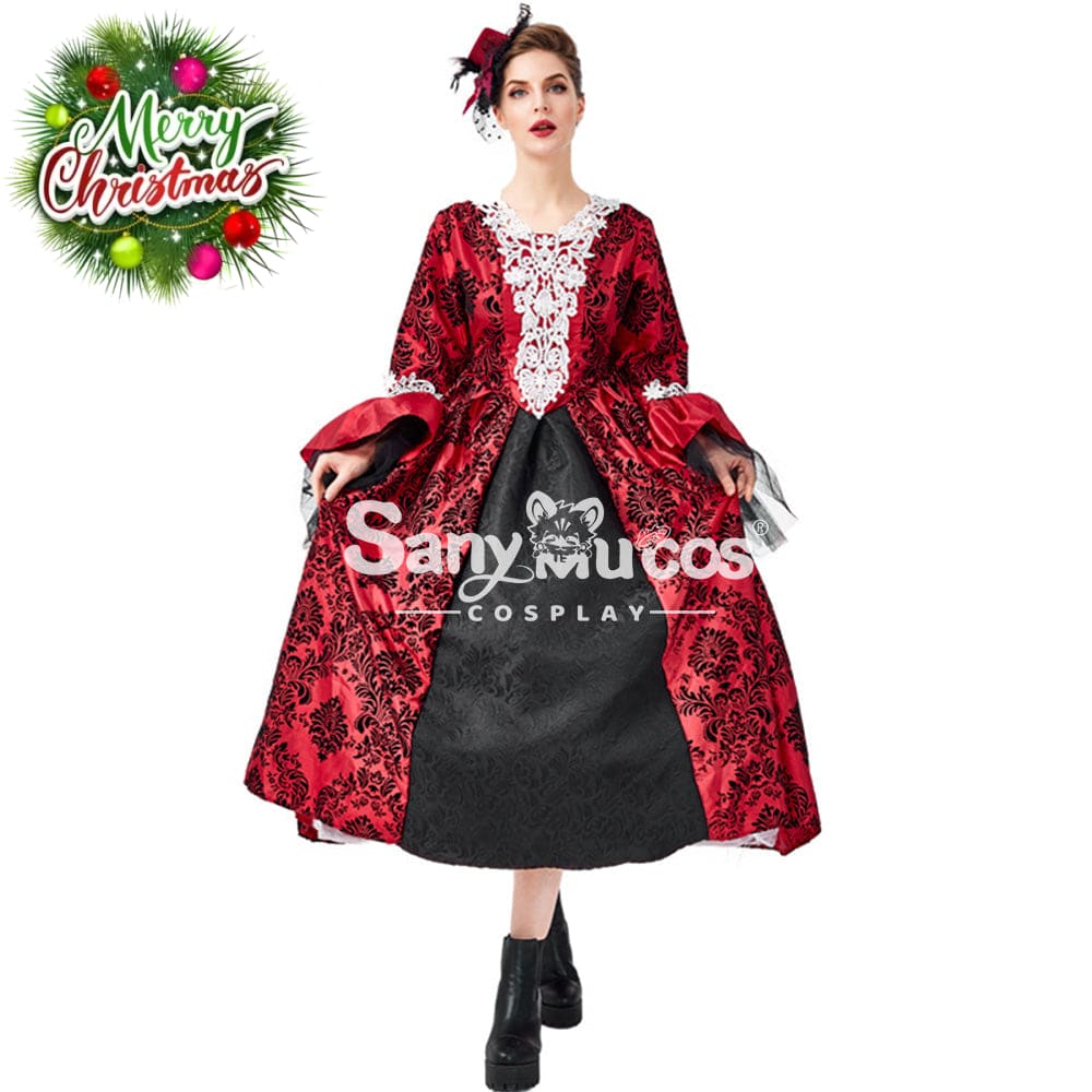 【In Stock】Halloween Cosplay Palace Style Dress Costume Bat Vampire Costumes