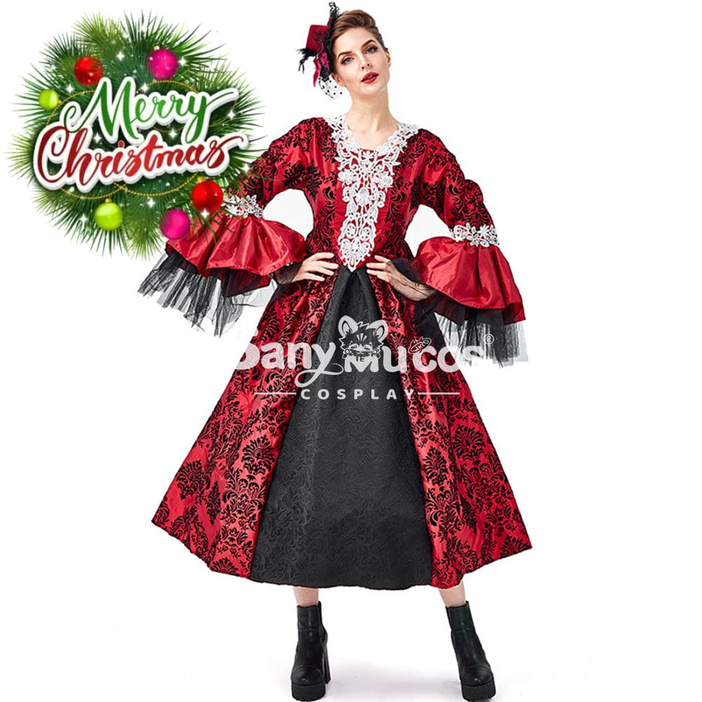 【In Stock】Halloween Cosplay Palace Style Dress Costume Bat Vampire Costumes