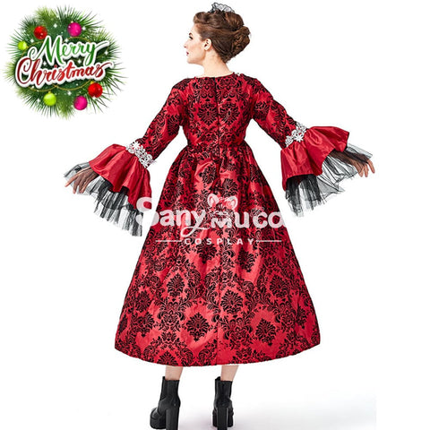 【In Stock】Halloween Cosplay Palace Style Dress Costume Bat Vampire Costumes