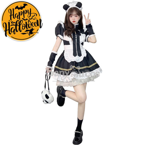 【In Stock】Halloween Cosplay Panda Girl Costume Costumes