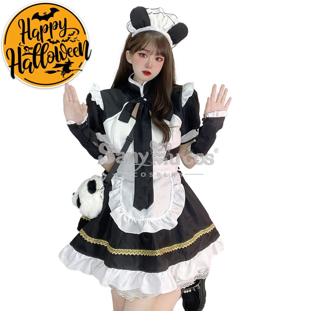 【In Stock】Halloween Cosplay Panda Girl Costume Costumes