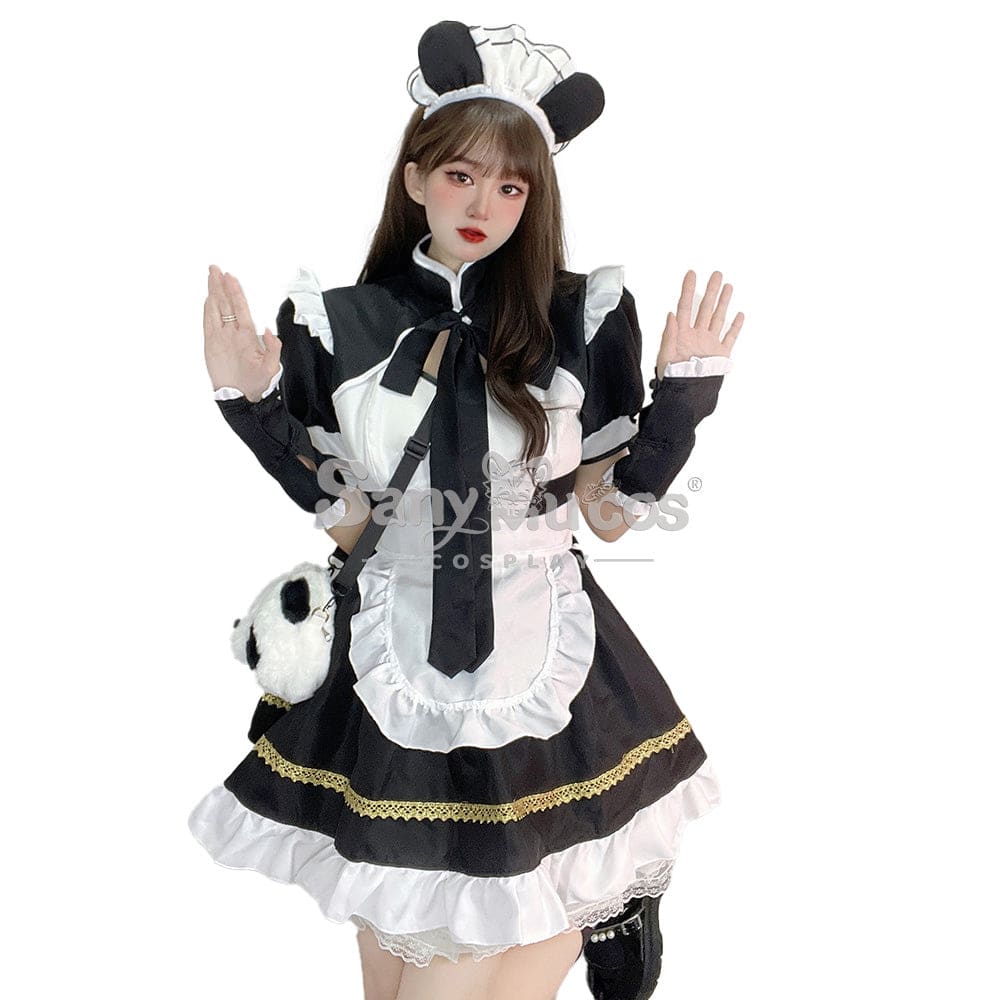 【In Stock】Halloween Cosplay Panda Girl Costume Costumes