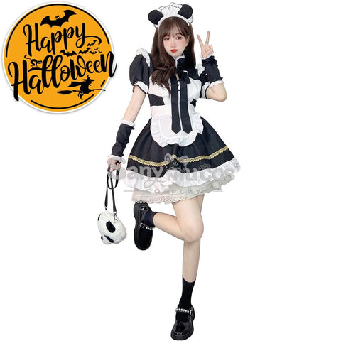 【In Stock】Halloween Cosplay Panda Girl Costume Costumes