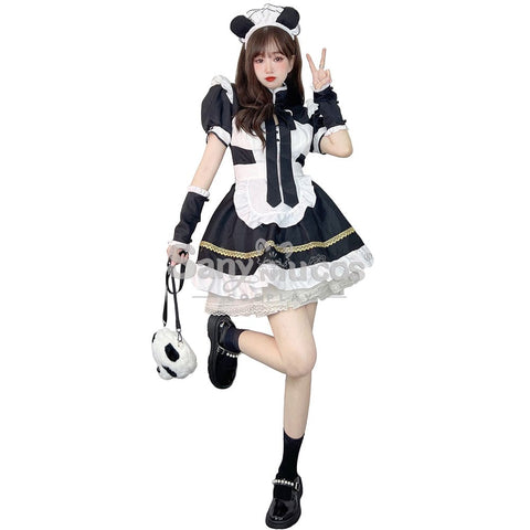 【In Stock】Halloween Cosplay Panda Girl Costume Costumes