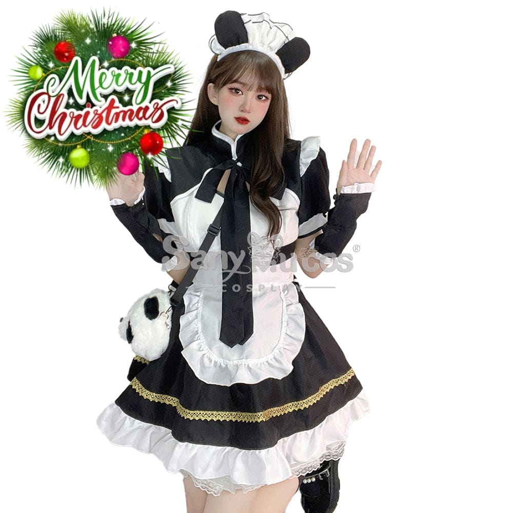 【In Stock】Halloween Cosplay Panda Girl Costume Costumes