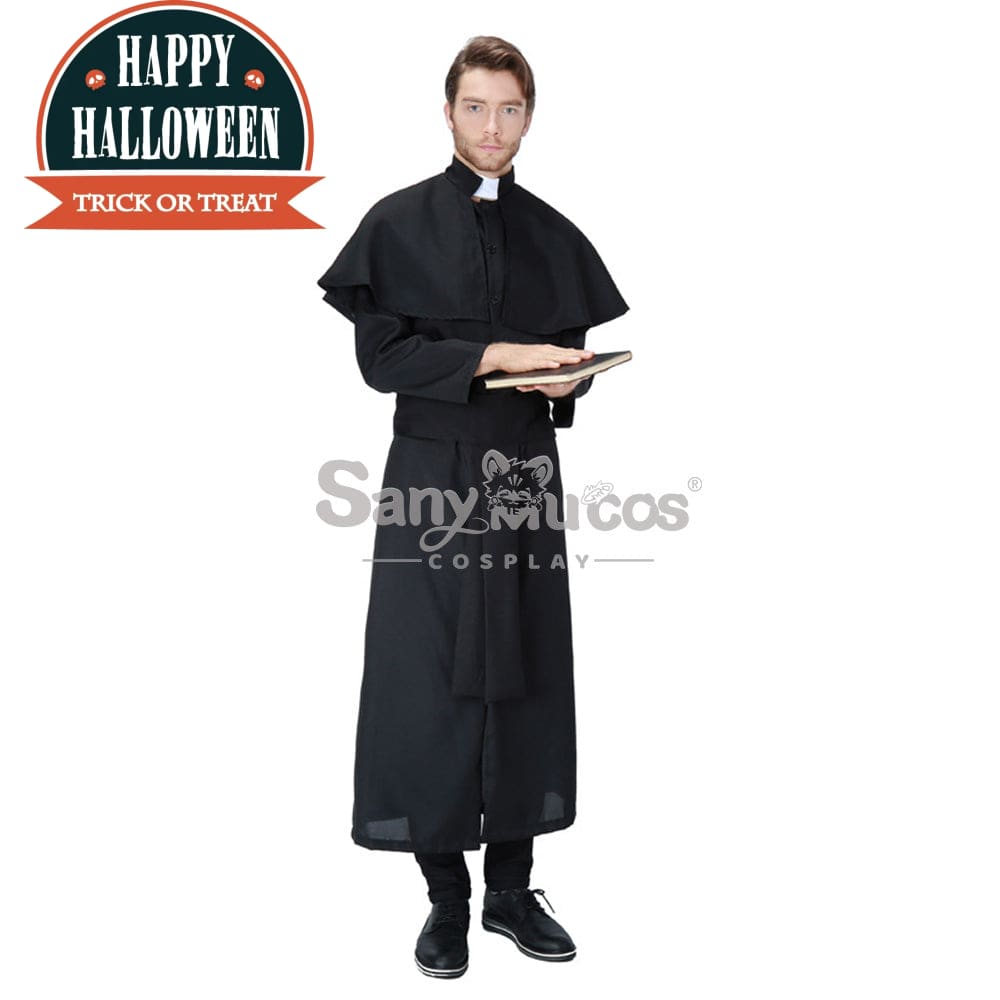 【In Stock】Halloween Cosplay Pastor Gown Costume Costumes