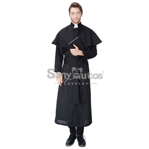 【In Stock】Halloween Cosplay Pastor Gown Costume Costumes