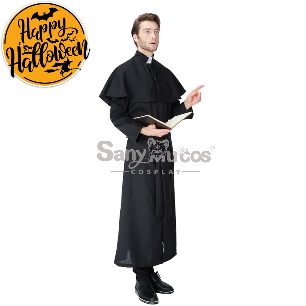 【In Stock】Halloween Cosplay Pastor Gown Costume Costumes