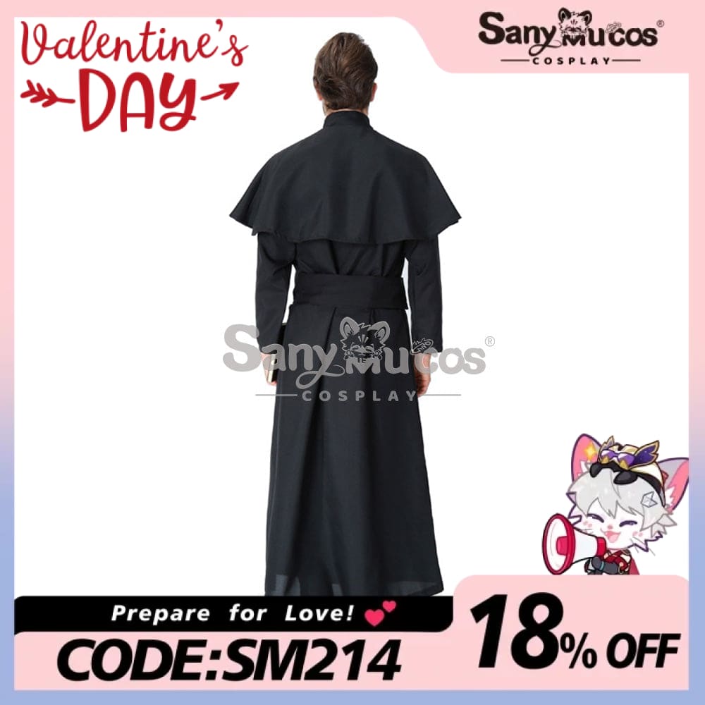 【In Stock】Halloween Cosplay Pastor Gown Costume Costumes