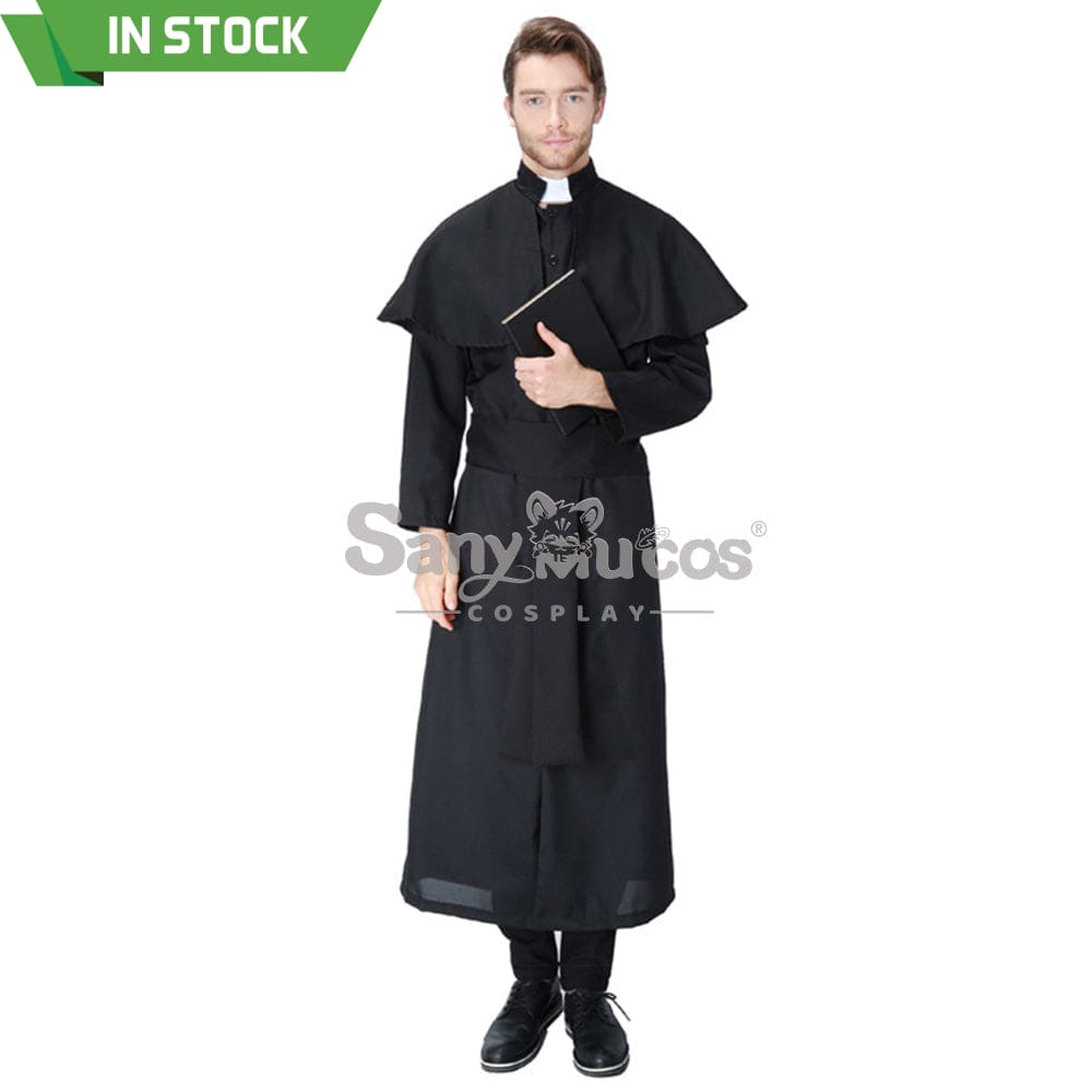 【In Stock】Halloween Cosplay Pastor Gown Costume Costumes