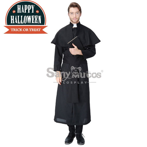 【In Stock】Halloween Cosplay Pastor Gown Costume Costumes