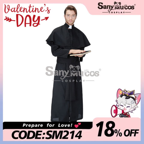 【In Stock】Halloween Cosplay Pastor Gown Costume Costumes