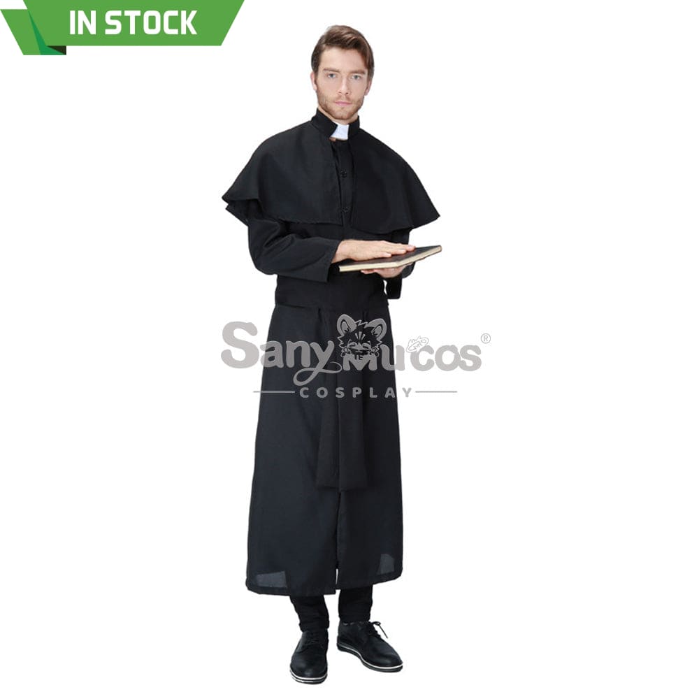 【In Stock】Halloween Cosplay Pastor Gown Costume Costumes