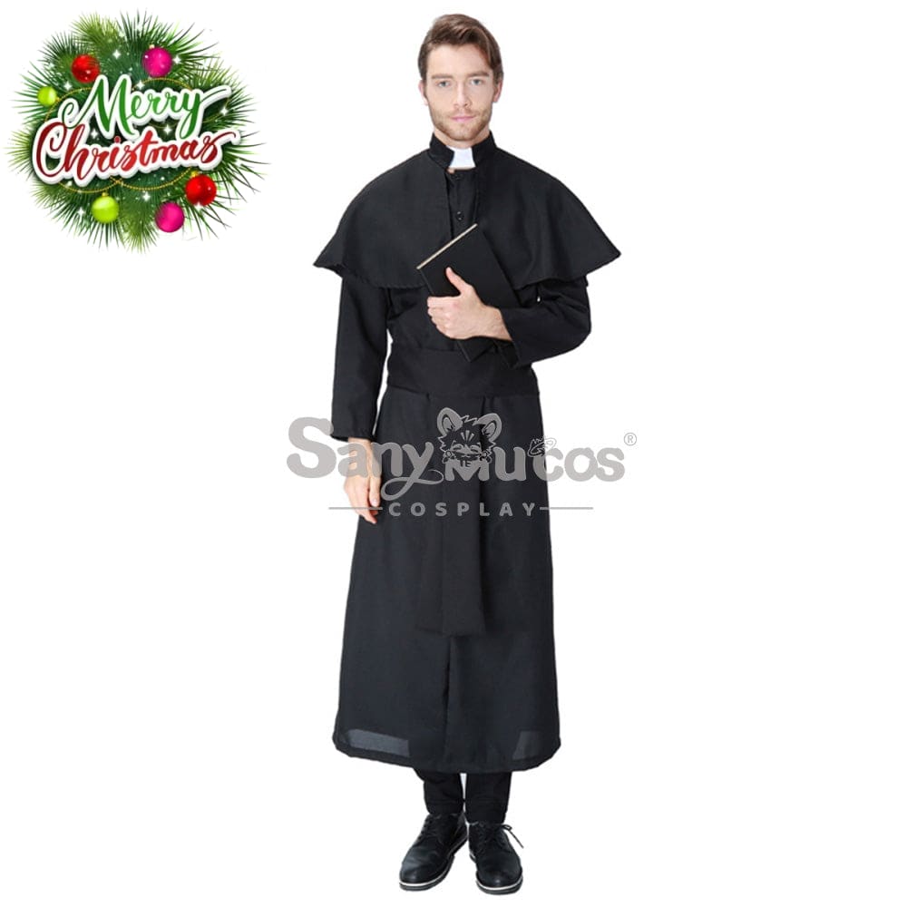 【In Stock】Halloween Cosplay Pastor Gown Costume Costumes