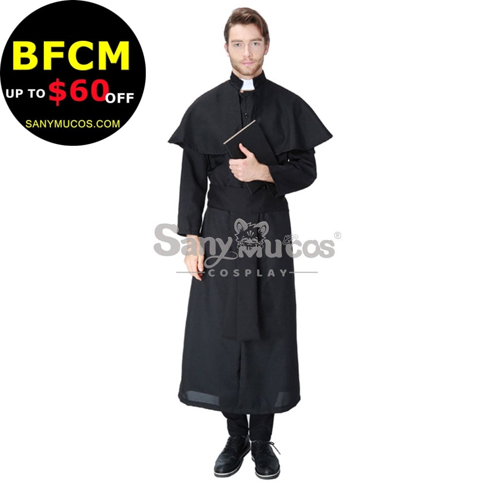 【In Stock】Halloween Cosplay Pastor Gown Costume Costumes