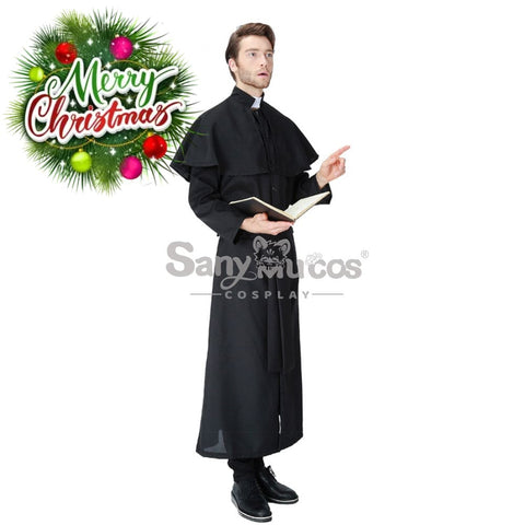 【In Stock】Halloween Cosplay Pastor Gown Costume Costumes