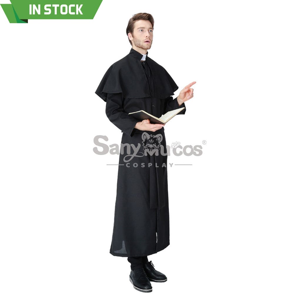 【In Stock】Halloween Cosplay Pastor Gown Costume Costumes