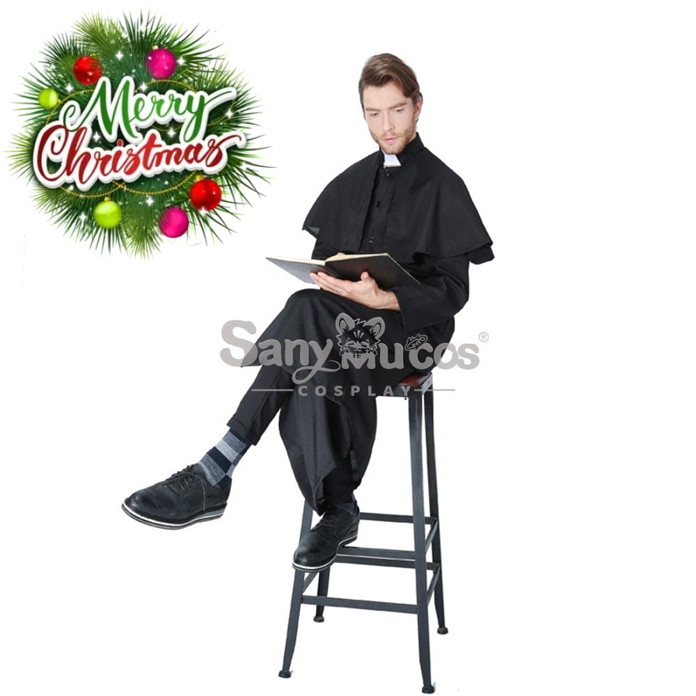 【In Stock】Halloween Cosplay Pastor Gown Costume Costumes