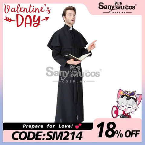 【In Stock】Halloween Cosplay Pastor Gown Costume Costumes